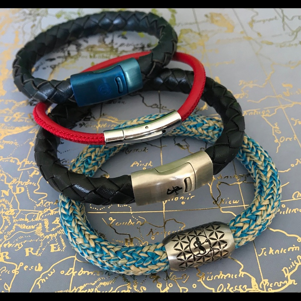 Bracelets. Leather and Rope. Clearance Collection